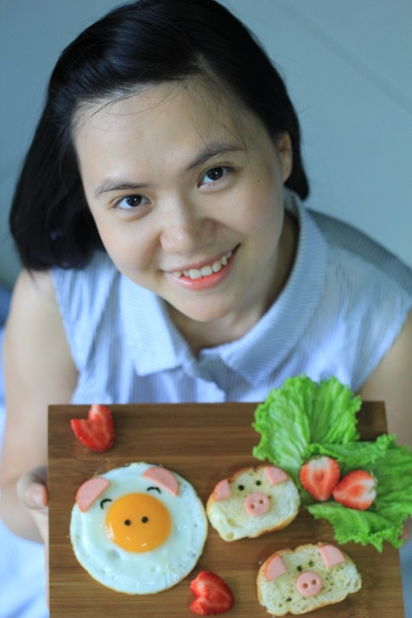 Phan Sắc Cẩm Ly yêu thích nấu ăn từ khi còn nhỏ.