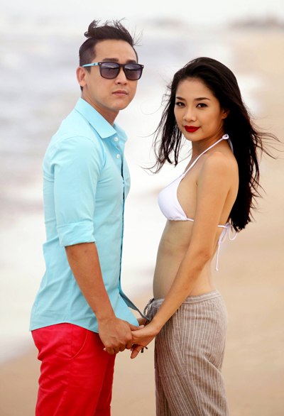 Minh Khuê nổi tiếng khi tham gia vai Hương trong phim ‘Cô gái xấu xí’ và từng bị đồn là bạn gái của diễn viên Hứa Vĩ Văn.