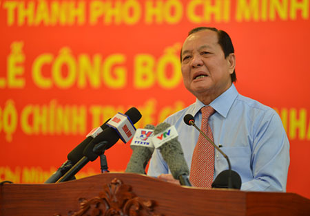 Nguy&ecirc;n B&iacute; thư Th&agrave;nh ủy TP.HCM L&ecirc; Thanh Hải