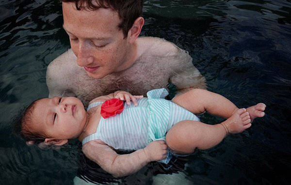 Hình ảnh mới nhất về con gái Max được ông chủ Mark Zuckerberg chia sẻ trên trang cá nhân. Ảnh:Facebook Mark Zuckerberg