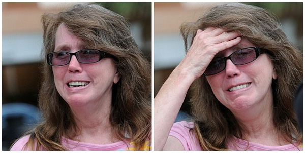 
Bà Leinonen, 58 tuổi, khóc đẫm nước mắt ngóng trông tin tức của con trai mình.
