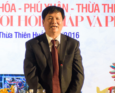 
Ông Nguyễn Dung, Phó chủ tịch UBND tỉnh Thừa Thiên - Huế, trưởng ban tổ chức Festival Huế 2016. Ảnh: Ngọc Minh.
