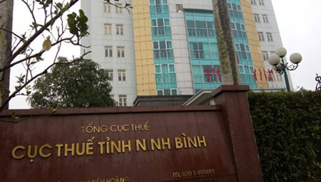 Trộm viếng thăm trụ sở Cục thuế tỉnh Ninh Bình.