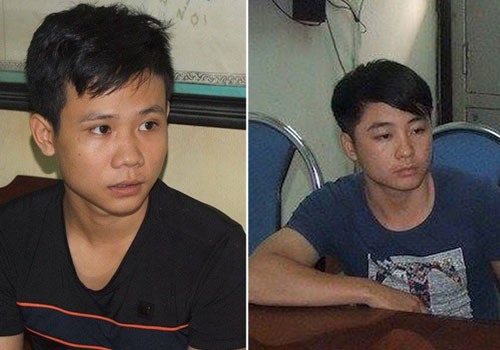 
Huy v&agrave; Hậu tại cơ quan điều tra.
