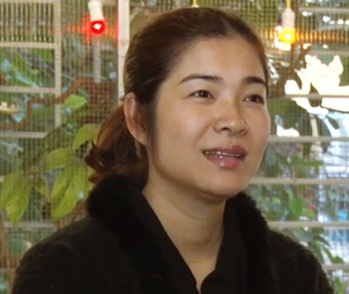 Chị Lan Anh - vợ diễn viên Võ Hoài Nam.