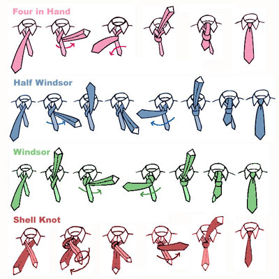 
 Một số cách thắt cà vạt
