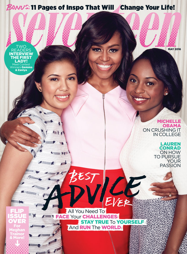 Bà Michelle Obama lên trang bìa tạp chí Seventeen