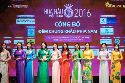 
Lần đầu tiên 30 thí sinh Hoa Hậu Việt Nam 2016 xuất hiện trước giới truyền thông.
