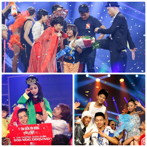
Vietnam Got Talent - chương trình dành cho mọi lứa tuổi với 4 mùa tổ chức và có đến 3 mùa quán quân là các thí sinh nhí.
