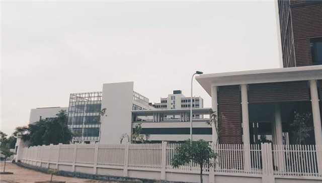 Kiến trúc hiện đại của trường THPT chuyên Bắc Ninh