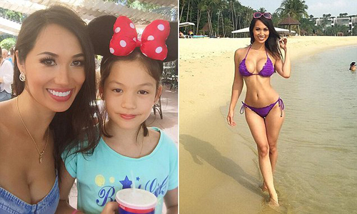 
Angie Vũ Hà cùng con gái Isabella trong một chuyến đi nghỉ.
