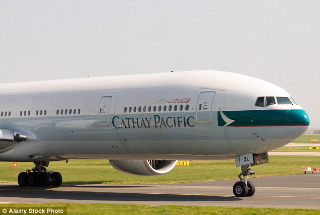 Máy bay của hãng hàng không Cathay Pacific