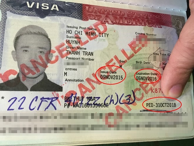 
Visa O1 trong cùng 1 hộ chiếu của Trấn Thành vẫn còn thời hạn nên việc Hải quan Việt Nam cho anh lên máy bay là hoàn toàn đúng. Ảnh: Thanh Huyền
