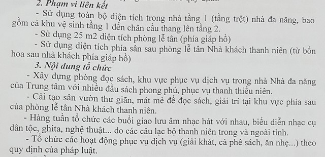 
Trong nội dung tổ chức tại hợp đồng liên kết không cho phép bên B mở quán bar, bán bia tươi... Ảnh: Cao Tuân
