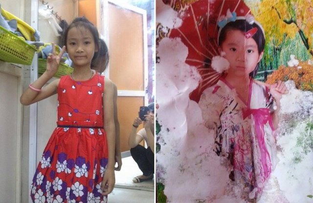
Cháu Tạ Thu Trang (ảnh phải) và cháu Nguyễn Thị Trang mất tích hơn 1 tuần vẫn chưa tìm thấy tung tích. Ảnh gia đình cung cấp
