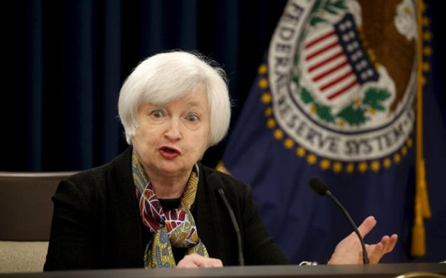 
Chủ tịch Cục Dự trữ Liên bang Mỹ (FED) Janet Yellen, người phụ nữ đầu tiên nắm giữ vị trí này, đứng thứ 3 trong bảng xếp hạng của Forbes.
