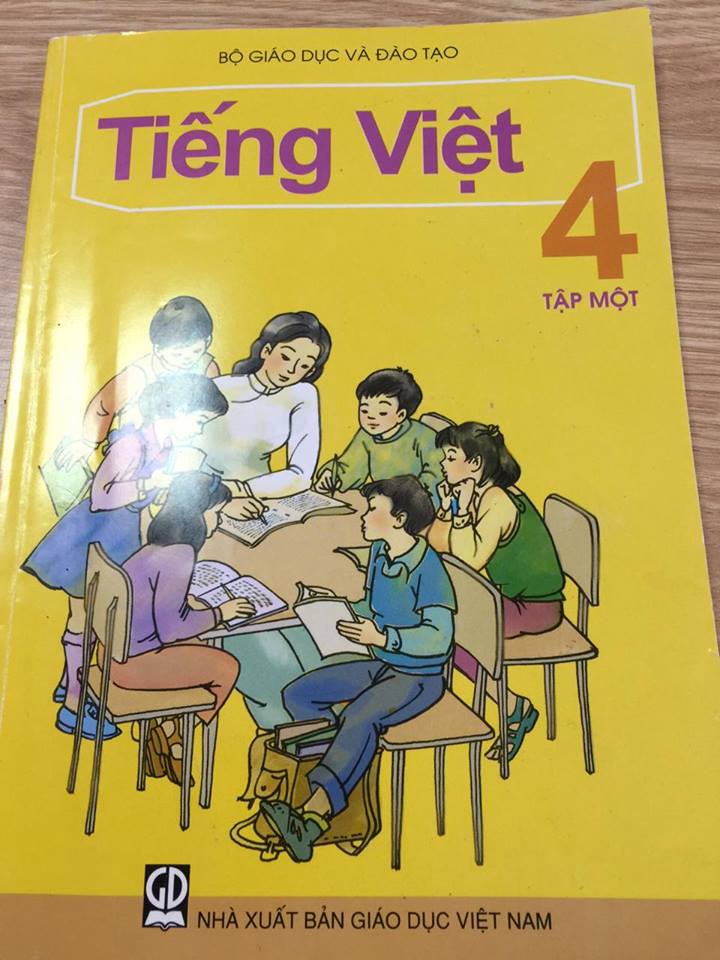 Bài tập trong sách giáo khoa Tiếng Việt lớp 4 tập 1.