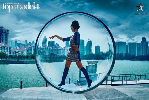Quỳnh Mai tại cuộc thi Asia’s Next Top Model Ảnh chụp màn hình Star World.
