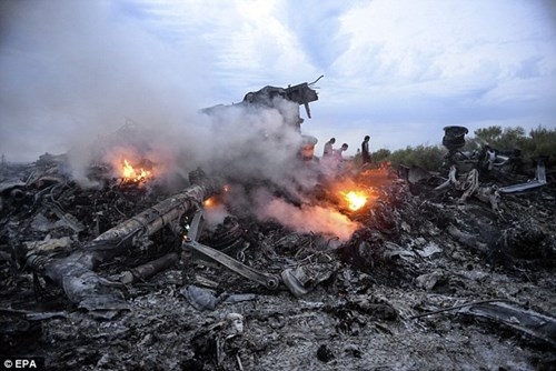 
Hiện trường MH17 gặp nạn
