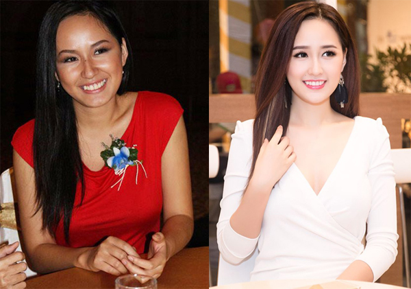 
Hoa hậu Mai Phương Thúy năm 2006 (trái) và 2016.

