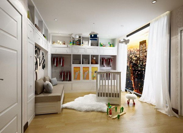 
Phòng ngủ của con trai Ngọc Thạch được thiết kế nhẹ nhàng với nhiều đồ dùng cao cấp.
