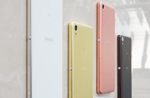 
Những màu sắc trên mẫu Xperia X.
