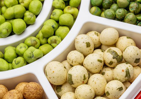 Lượng đường, muối có nhiều trong snack rau củ không có lợi cho sức khỏe. Hình minh họa.