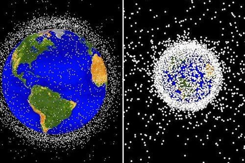 Space Balls và những phần khác sau khi tách ra khỏi tàu vũ trụ, trở thành rác thải không gian. Trong tháng 9/2015, Hội đồng nghiên cứu quốc gia Mỹ đã cảnh báo với NASA rằng số lượng rác vũ trụ đã nhiều đến mức báo động. Hiện có hơn 22.000 mảnh vỡ, trong đó có Space Balls, đang lơ lửng trong không gian.