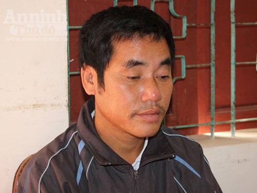 
Đối tượng Ho&agrave;n tại cơ quan điều tra (ảnh cơ quan c&ocirc;ng an cung cấp).
