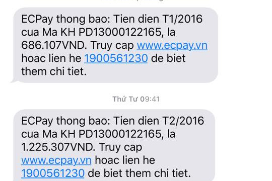 Điện lực Hoàng Mai cho rằng cuối tháng 1, đầu tháng 2/2016 trải qua hai đợt rét kỷ lục khiến tiêu thụ điện tháng 2 tăng đột biết như trên.