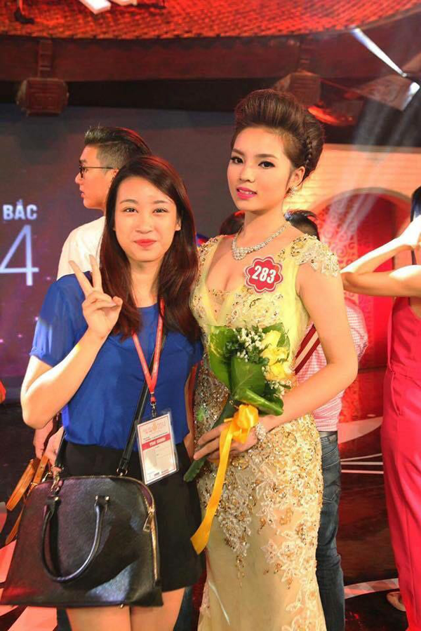 
Cả hai cùng là thí sinh của cuộc thi Hoa hậu Việt Nam 2014.
