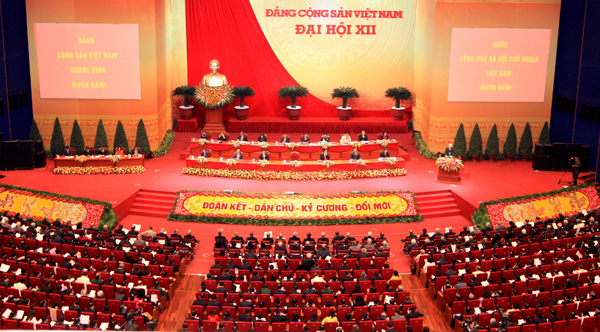 Toàn cảnh phiên khai mạc Đại hội. Ảnh: TTX