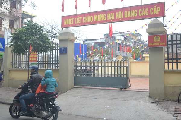
Trụ ở công an phường Trần Phú, TP Hải Dương nơi xảy ra vụ đánh bạc của Trưởng công an phường và 2 cộng sự. Ảnh: Đ.Tuỳ
