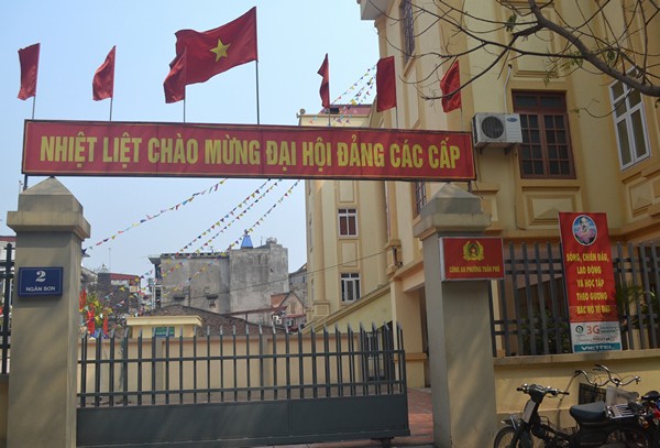 Trụ sở Công an phường Trần Phú (TP Hải Dương) nơi xảy ra vụ đánh bạc của Trưởng công an phường.