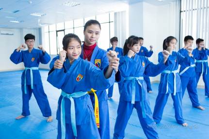 
Môn võ cổ truyền Vovinam Việt Võ Đạo được giảng dạy phổ cập trên toàn hệ thống đã tạo nên bản sắc riêng có cho học sinh Vinschool
