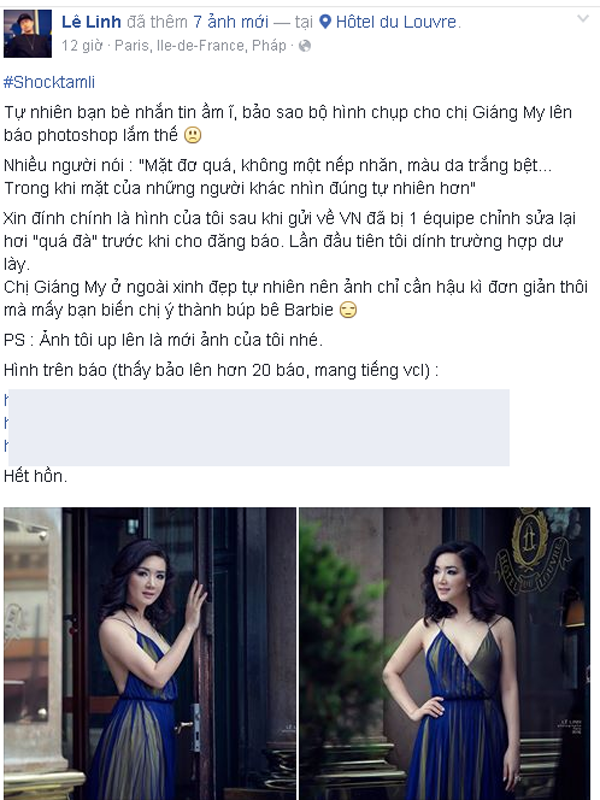 
Nhiếp ảnh gia Lê Linh đã trần tình về bộ ảnh thời giang của Hoa hậu Đền Hùng.
