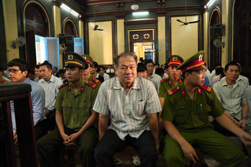Bị cáo Phạm Công Danh tại tòa.