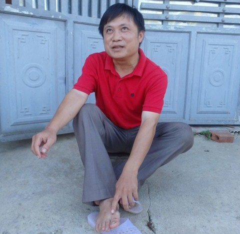 Anh Lục Văn Chung, thôn Quẻ nhớ lạị lúc bị rắn cắn