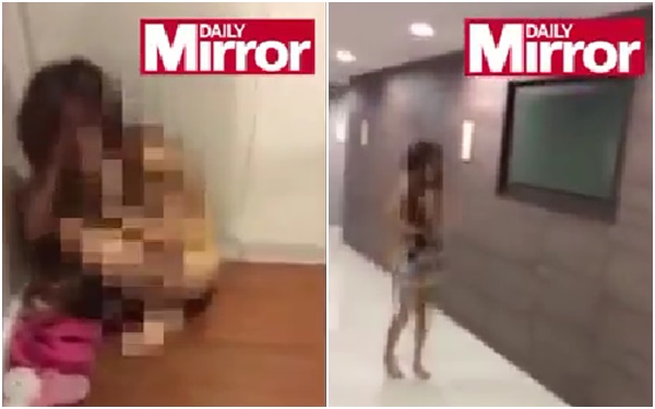 Cô bồ nhí bị tống ra ngoài trong tình trạng không mảnh vải che thân.