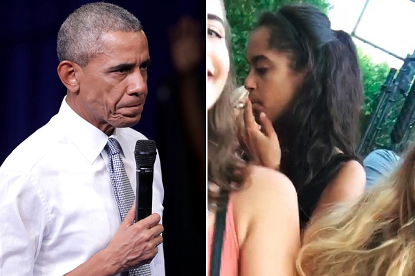 
Tổng thống Obama không vui trước hành động của con gái Malia vào mùa hè này.

