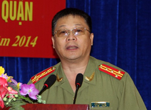 
Đại tá Đinh Huy Hoàng - Trưởng Công an quận Hai Bà Trưng, Hà Nội. Ảnh: An Ninh Thủ Đô.
