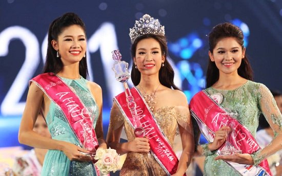 
Top 3 Hoa hậu Việt Nam 2016.
