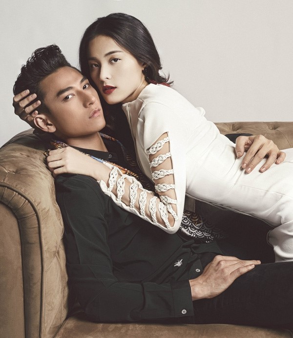 Cường Đ&ocirc; La kh&ocirc;ng ghen khi bạn g&aacute;i h&ocirc;n Isaac. Ảnh: ĐPCC