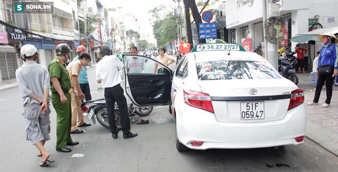 Hiện trường vụ va chạm.