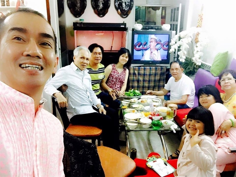 Gia đình Minh Thuận vẫn thường xuyên tụ họp trong mỗi dịp lễ Tết