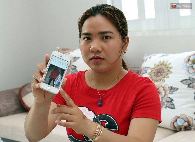 Chị M. mở trang mạng có l&acirc;́y cắp hình ảnh của chị đ&ecirc;̉ bịa đặt chia sẻ với chúng t&ocirc;i.
