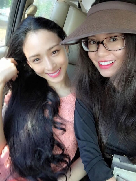 Nga v&agrave; Dung trước khi bị bắt giữ.