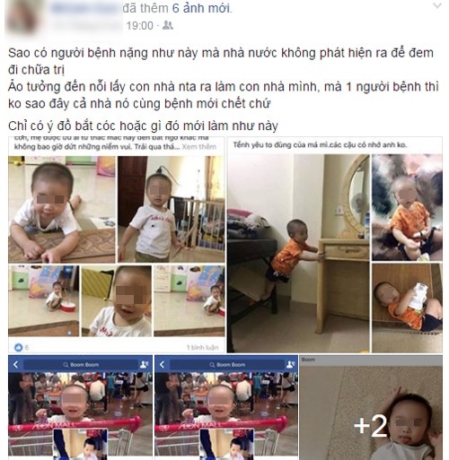 Chị Thắm bức xúc vì ảnh con mình trên facebook người lạ