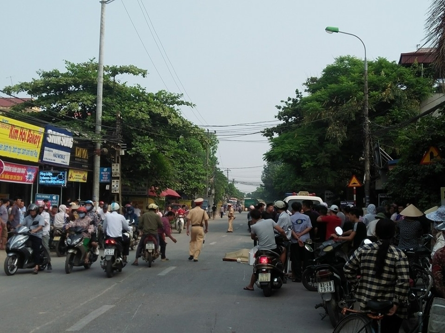 Tai nạn khiến anh Thường chết ngay tại chỗ.