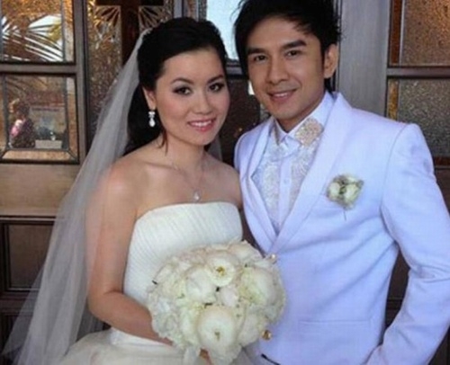 Thủy Tiên kết hôn cùng Đan Trường vào năm 2013.